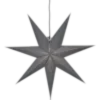 Adventstjerne i papir grå 70cm-Star trading Online