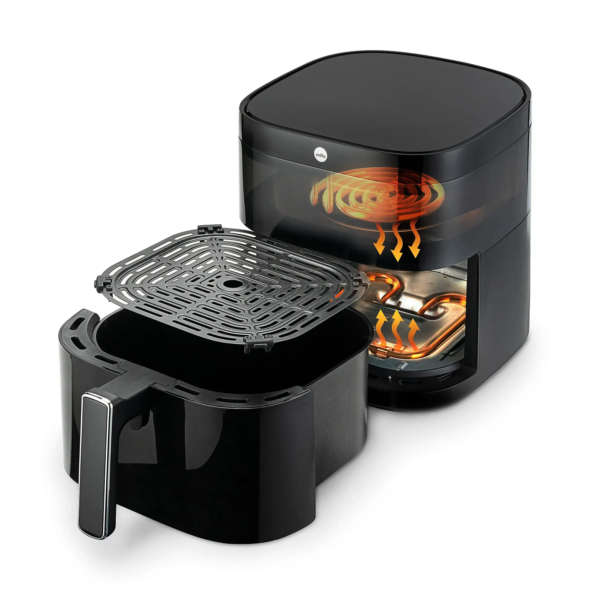 Airfryer Dualfry 6LAFD-60B-Wilfa Discount