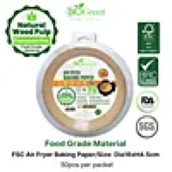Airfryerpapir runde ø16cm 50stk-Biogreen Online