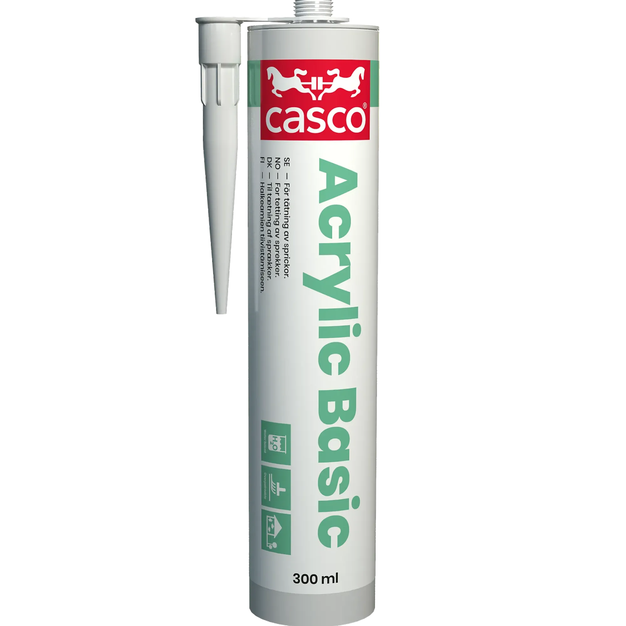 Akryl fugemasse basic 300ml-Casco Hot