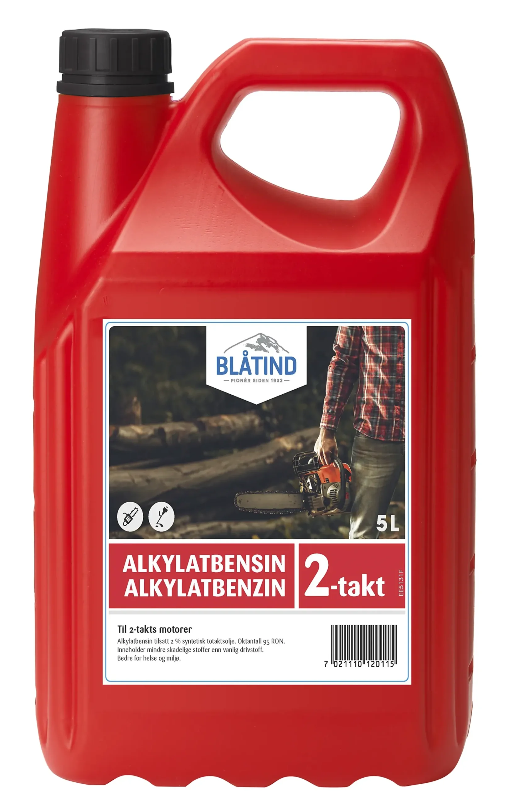 Alkylatbensin 2-takt 5l-Blåtind Clearance