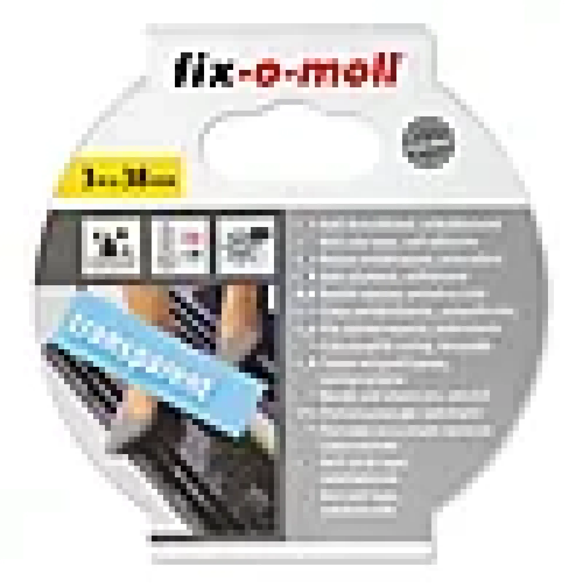 Antisklitape for trapper, fliser og badekar 3mx38mm-Fix O Moll Clearance