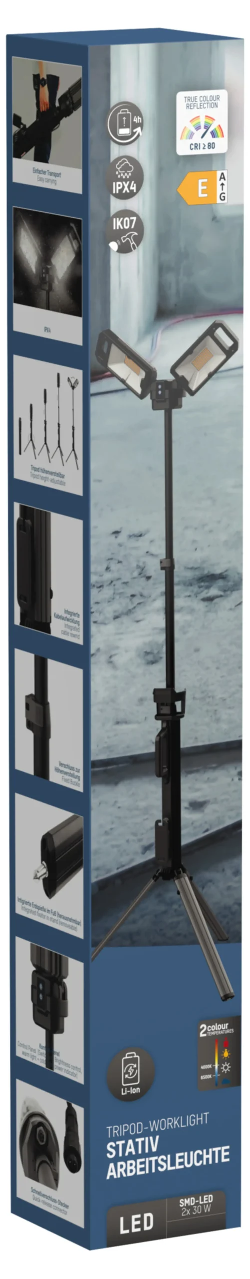 Arbeidslampe oppladbar 5000lm-Ansmann Clearance