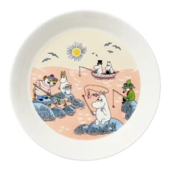 Asjett mummi 19cm fiske-Moomin Arabia