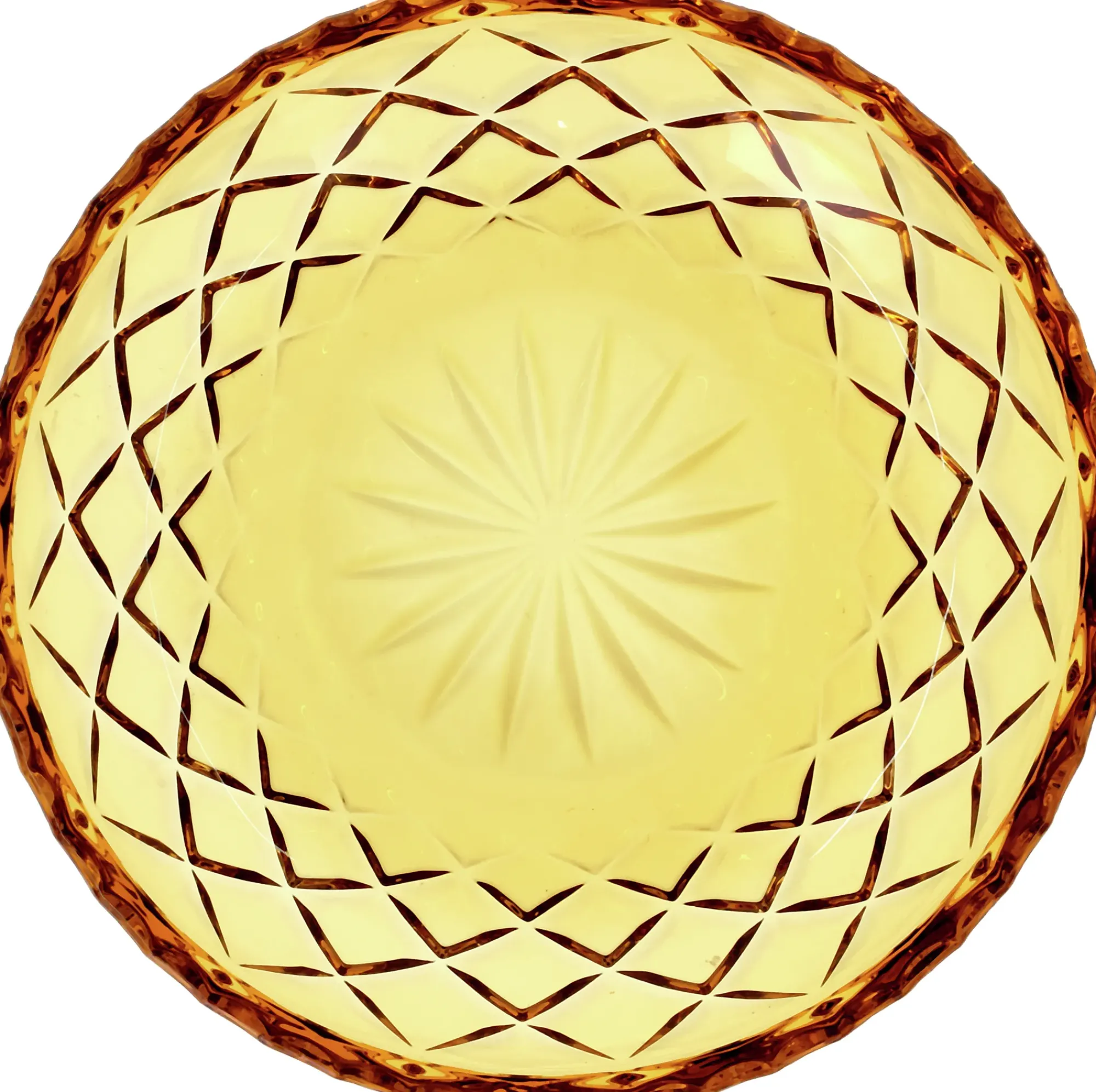 Asjett Sorrento amber 16cm 4stk-Lyngby glas Sale
