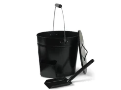 Askebøtte metall med spade 15,6l-Invite