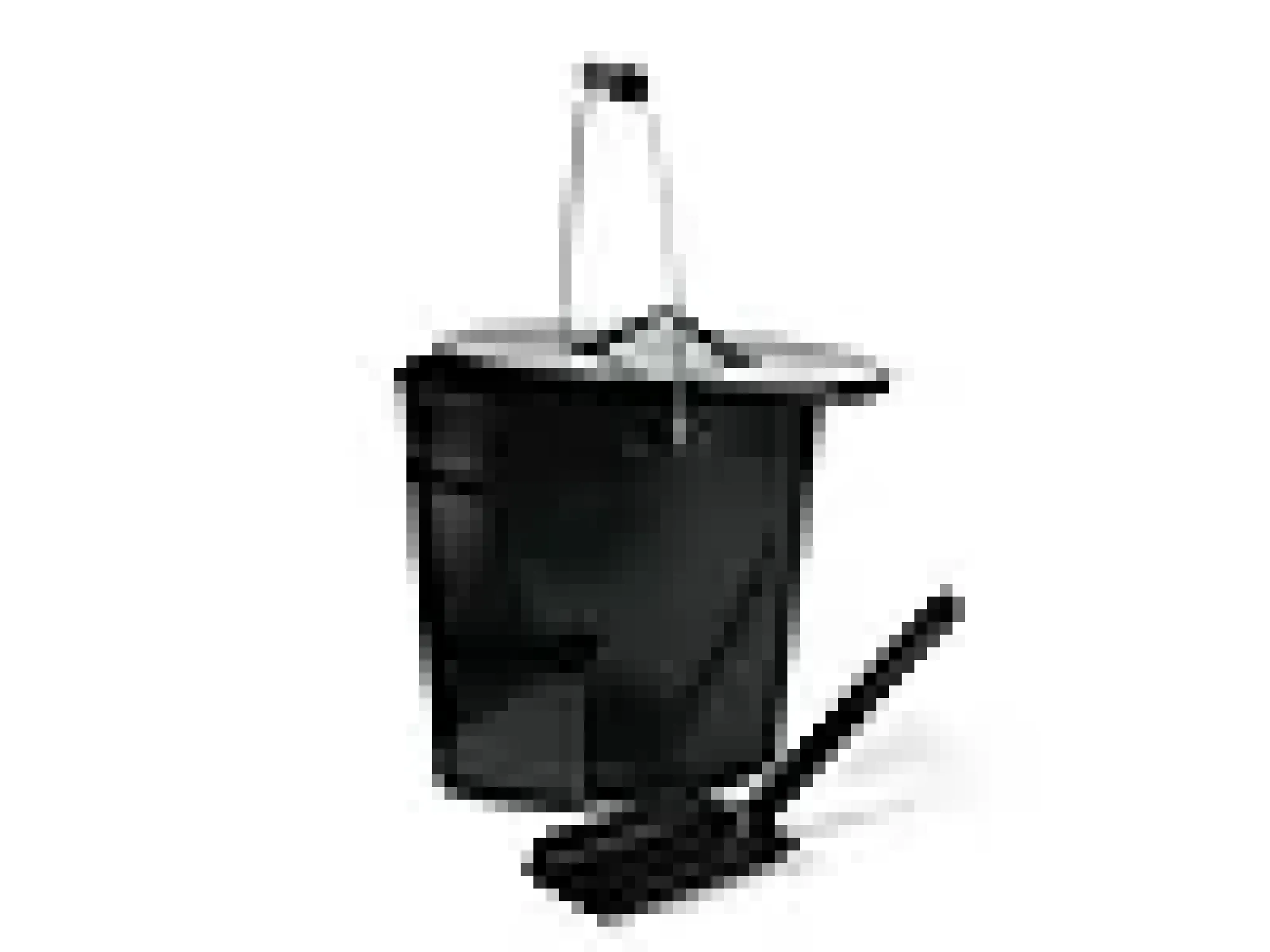Askebøtte metall med spade 15,6l-Invite