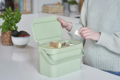 Avfallsbøtte Collect med håndtak grønn-Smartstore Sale