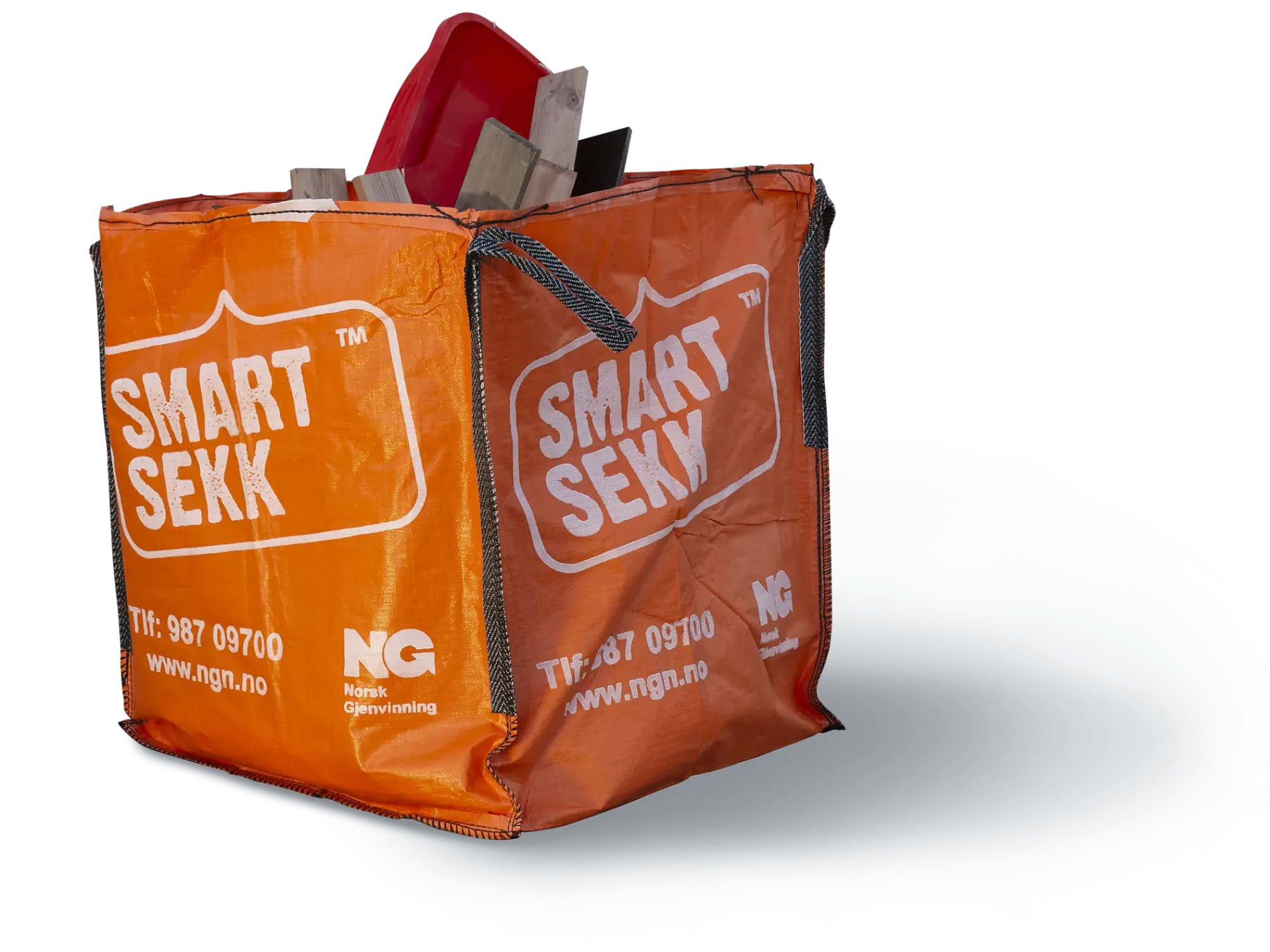 Avfallsekk Norsk Gjenvinning standard 0,83m3-Smartsekk Discount