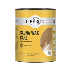 Badstuevoks Sauna Wax care klar 1l-Liberon New