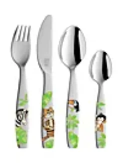 Barnebestikk Jungle 4 deler 18/10 gaffel - kniv - skje - lit-Zwilling Clearance
