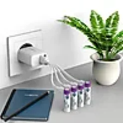 Batteri AAA 4stk oppladbare med USB-C port og ladekabel-Ansmann Clearance
