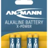 Batteri alkaline AAA 4stk XPower-Ansmann New