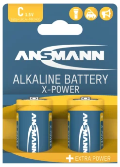 Batteri alkaline C 2stk XPower-Ansmann Hot