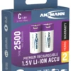 Batteri Cx2 oppladbart USB-C med ladekabel-Ansmann Discount