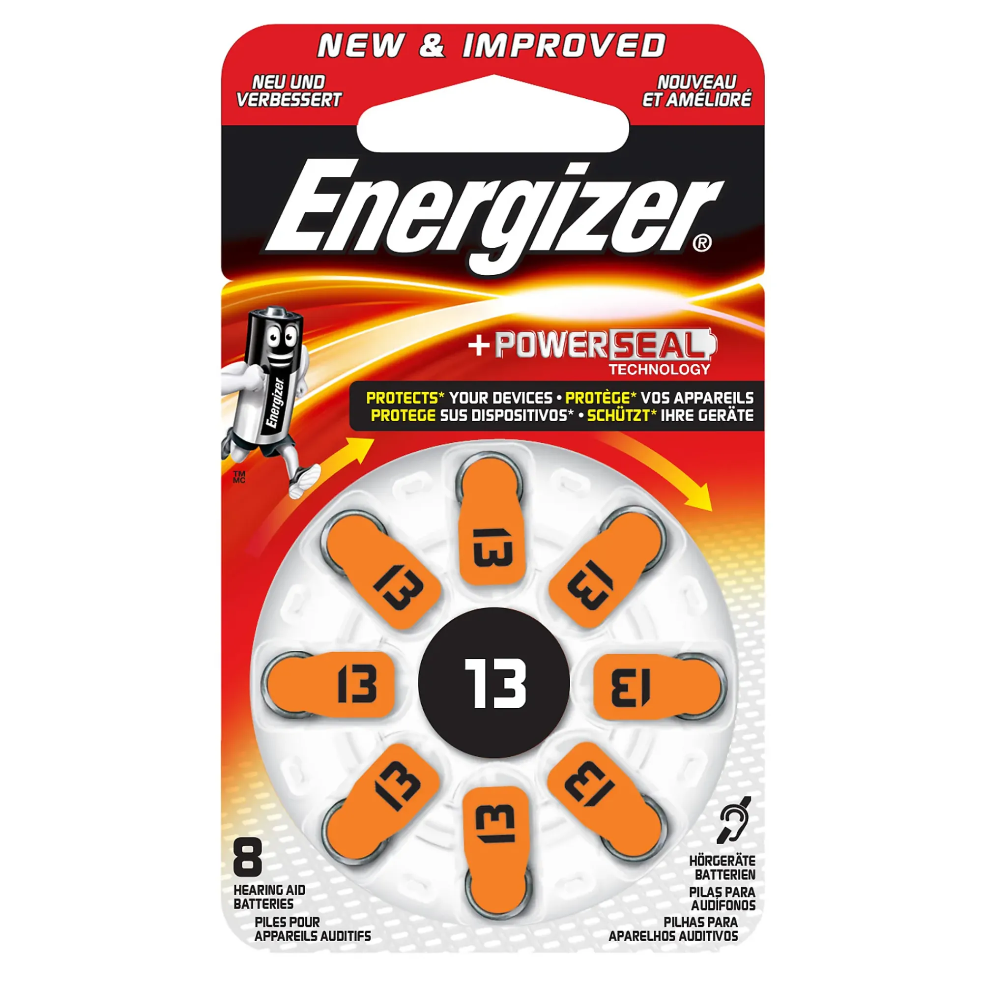Batteri høreapparat 13 8stk-Energizer Outlet