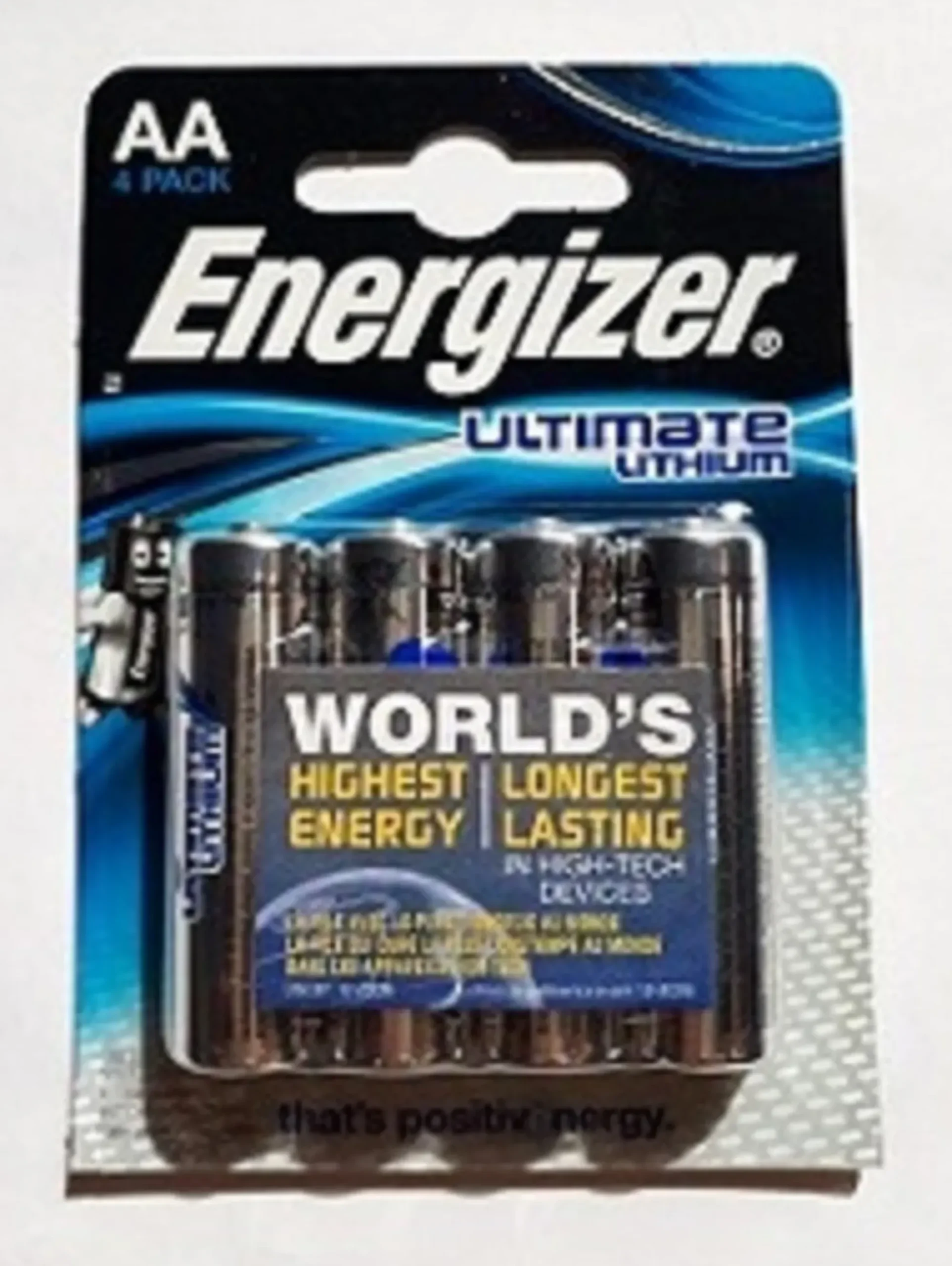 Batteri lithium L91 AA 4stk-Energizer Hot