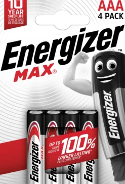 Batteri Max AAA 4stk-Energizer