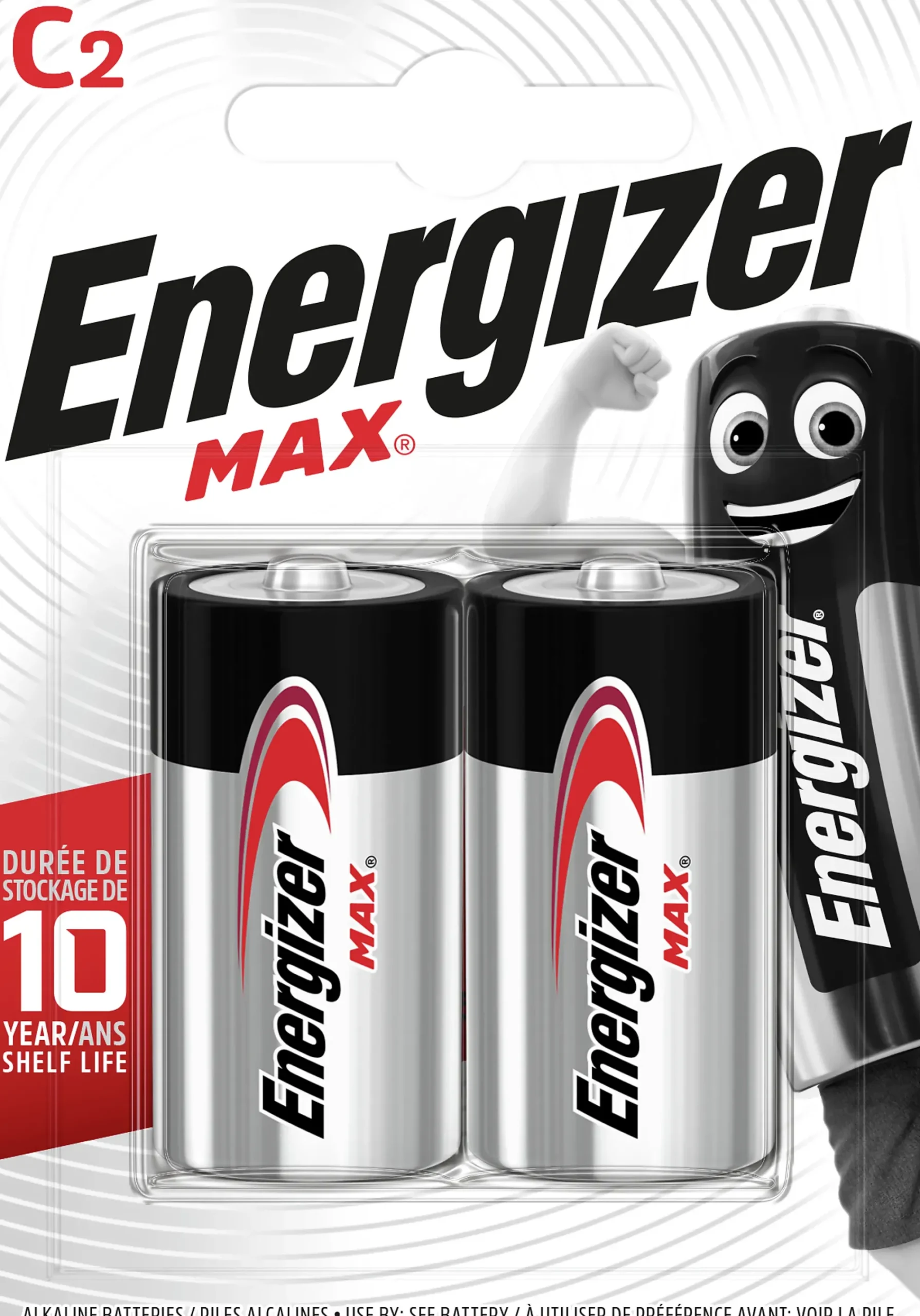 Batteri Max C 2stk-Energizer New