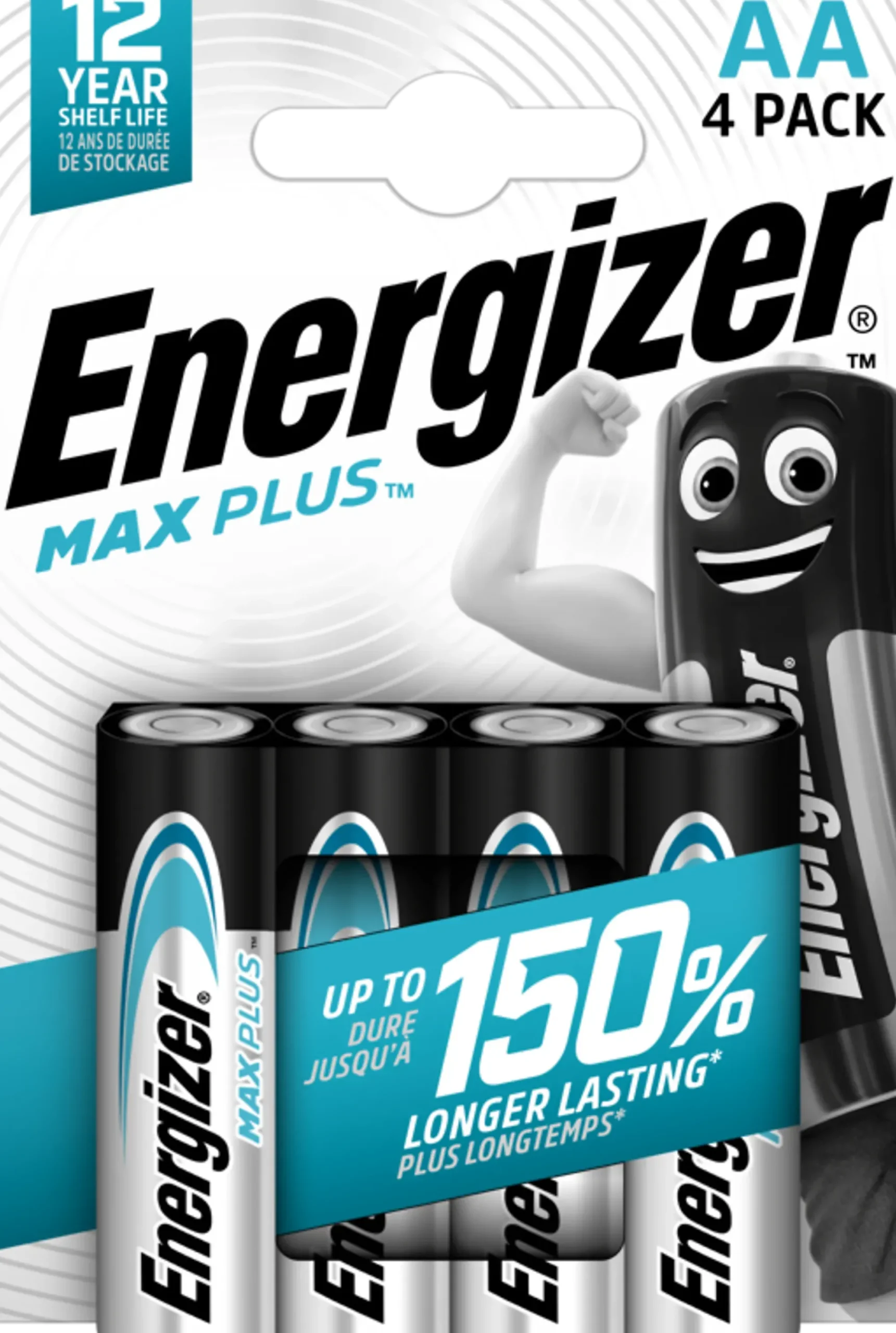 Batteri Max plus AA 4stk-Energizer Hot