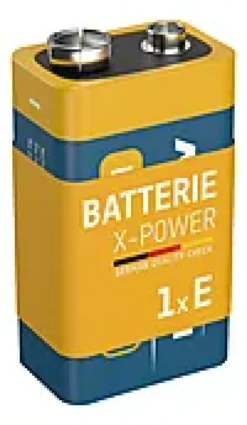 Batteri 9v alkalisk XPower 10stk-Ansmann Hot