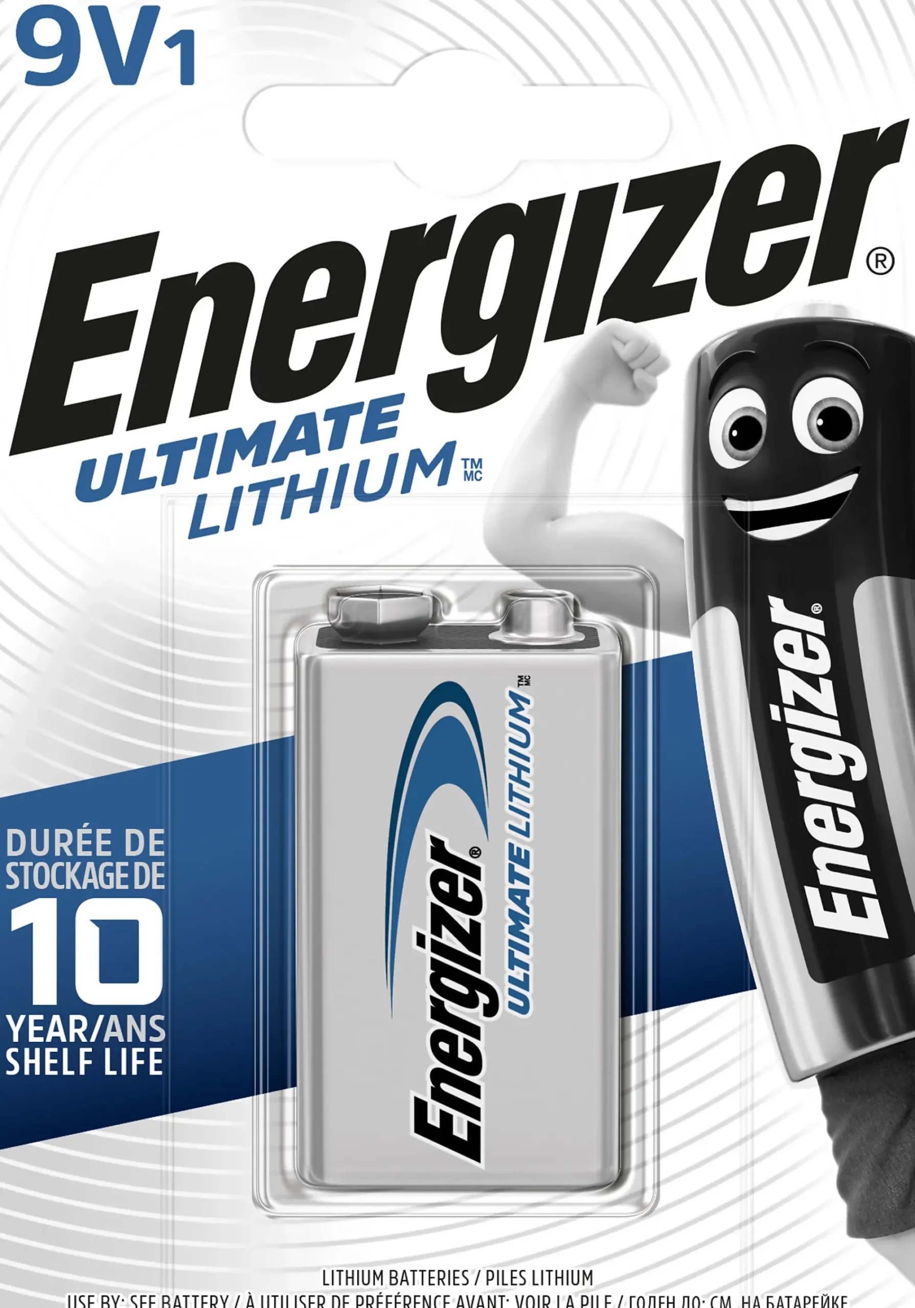 Batteri 9v lithium-Energizer Sale