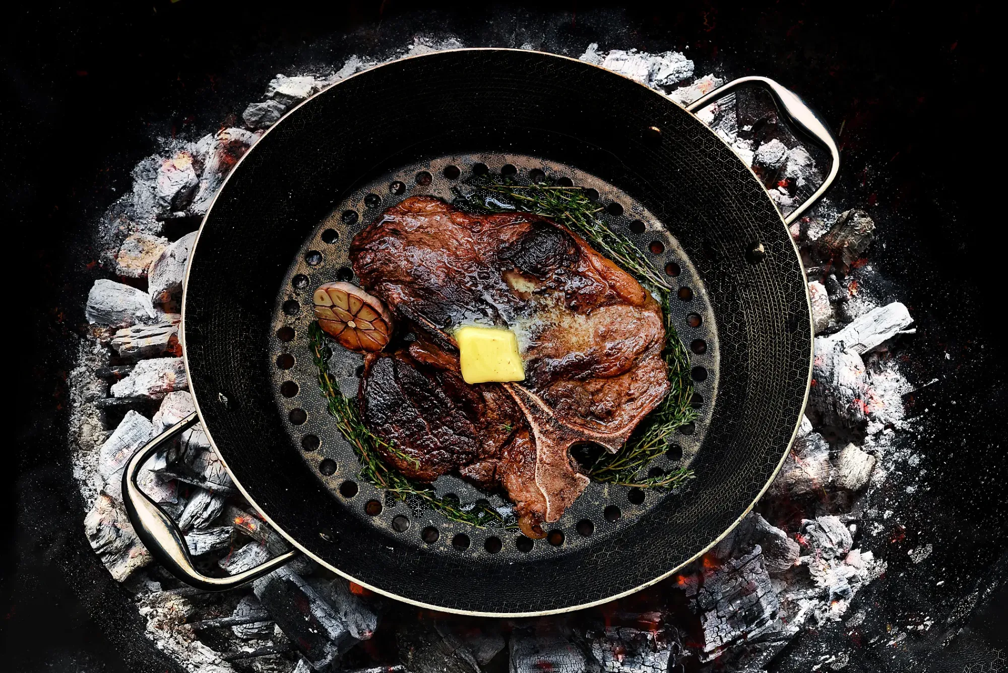 BBQ-panne til grill 30cm hybrid-Hexclad Discount
