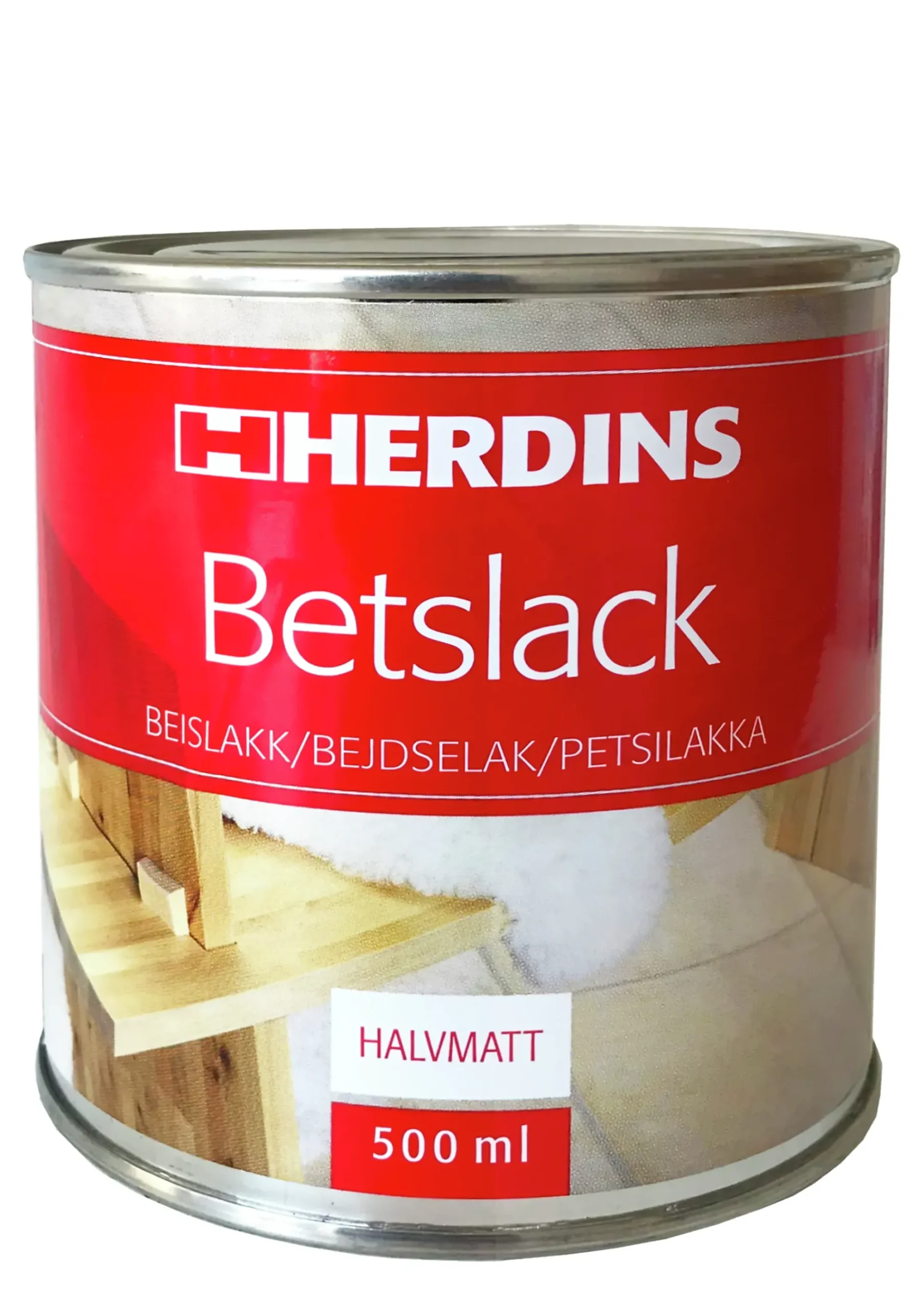 Beislakk halvmatt 500ml-Herdins Discount