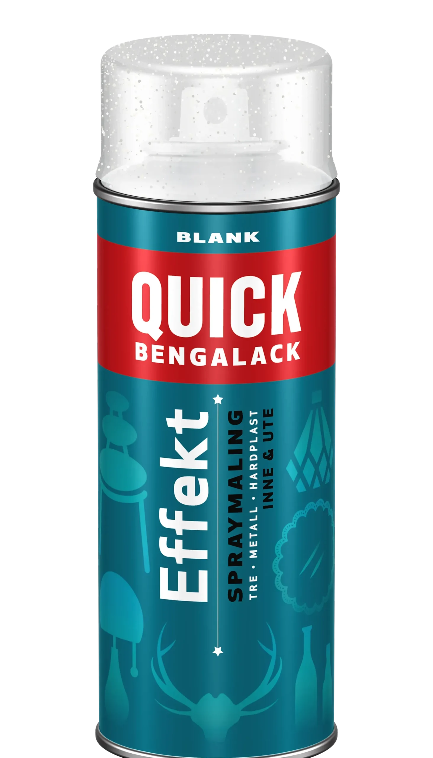 Bengalack 260 effektspray transparent sølv 400ml-Quick Sale