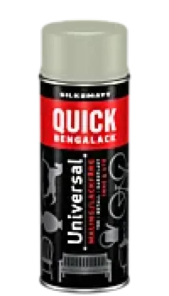 Bengalack spray sølvgran silkematt 400ml-Quick Clearance