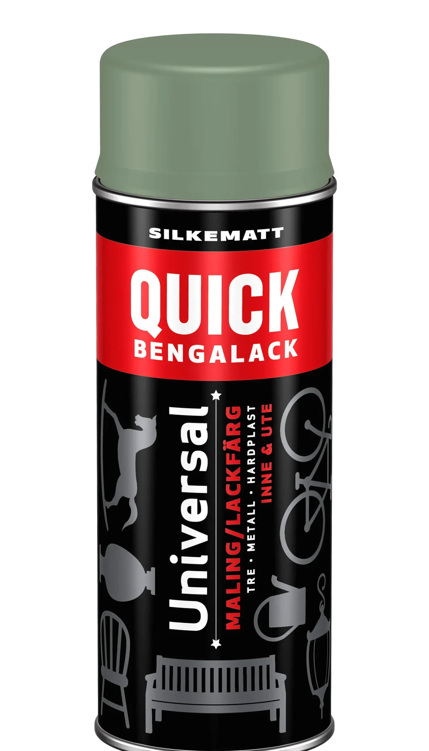 Bengalack spray varm silkematt 400ml-Quick Online