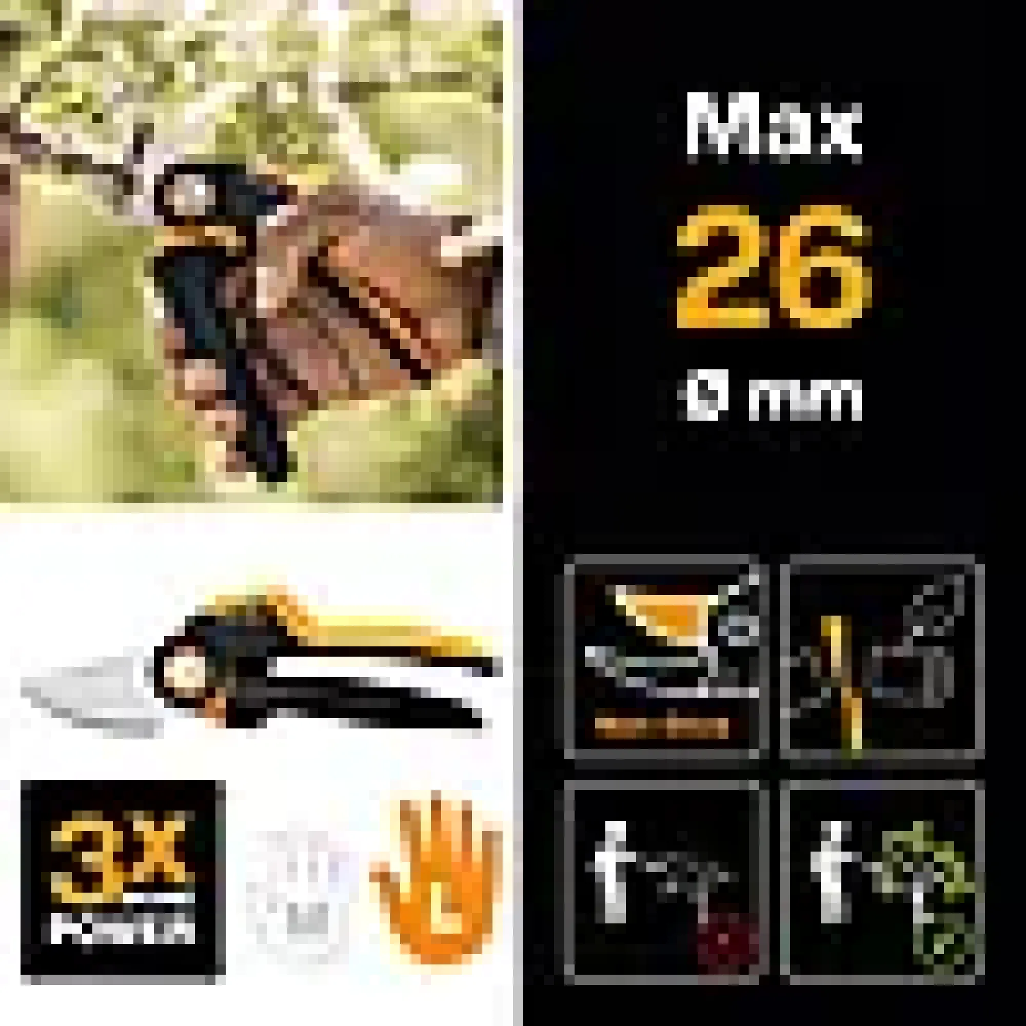 Beskjæringssaks sideskjær X-series Powergear large SS-Fiskars Outlet