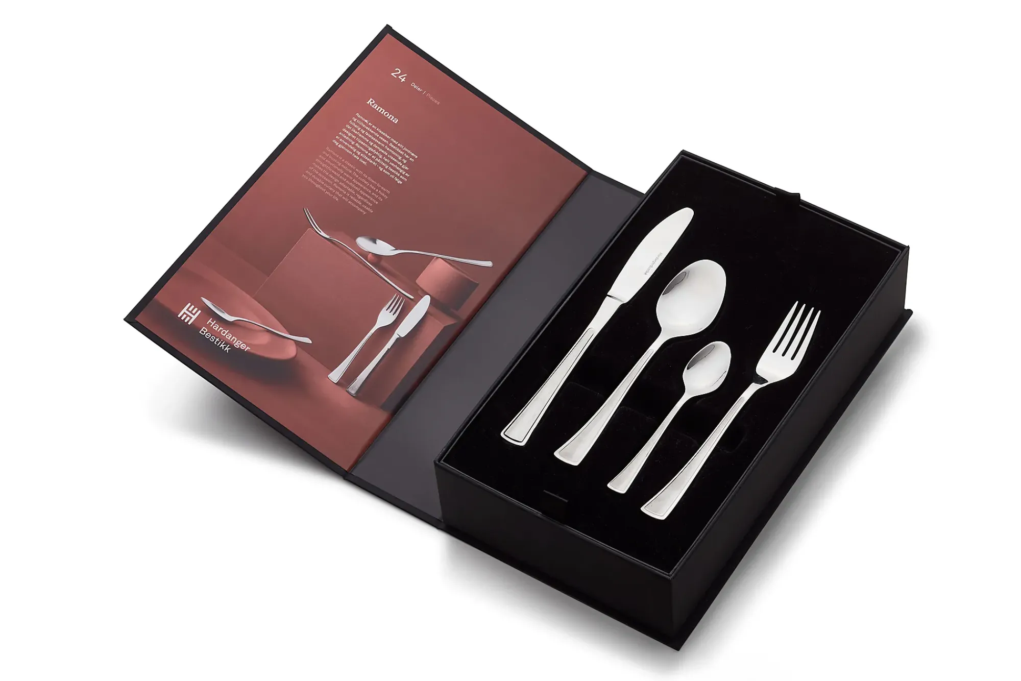 Bestikksett Ramona 24 deler-Hardangerbestikk Discount