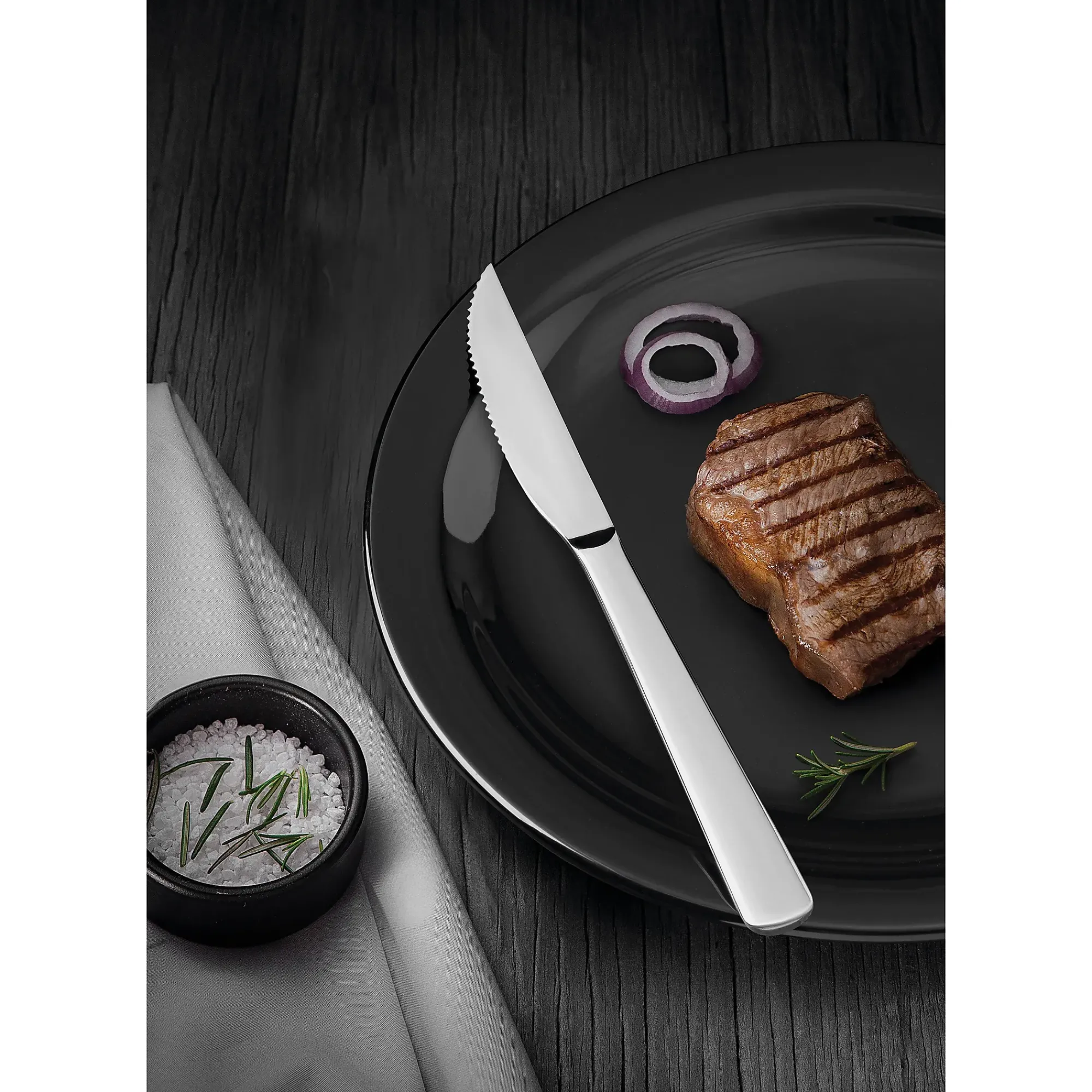 Biffbestikk 8 deler blank-Tramontina Sale