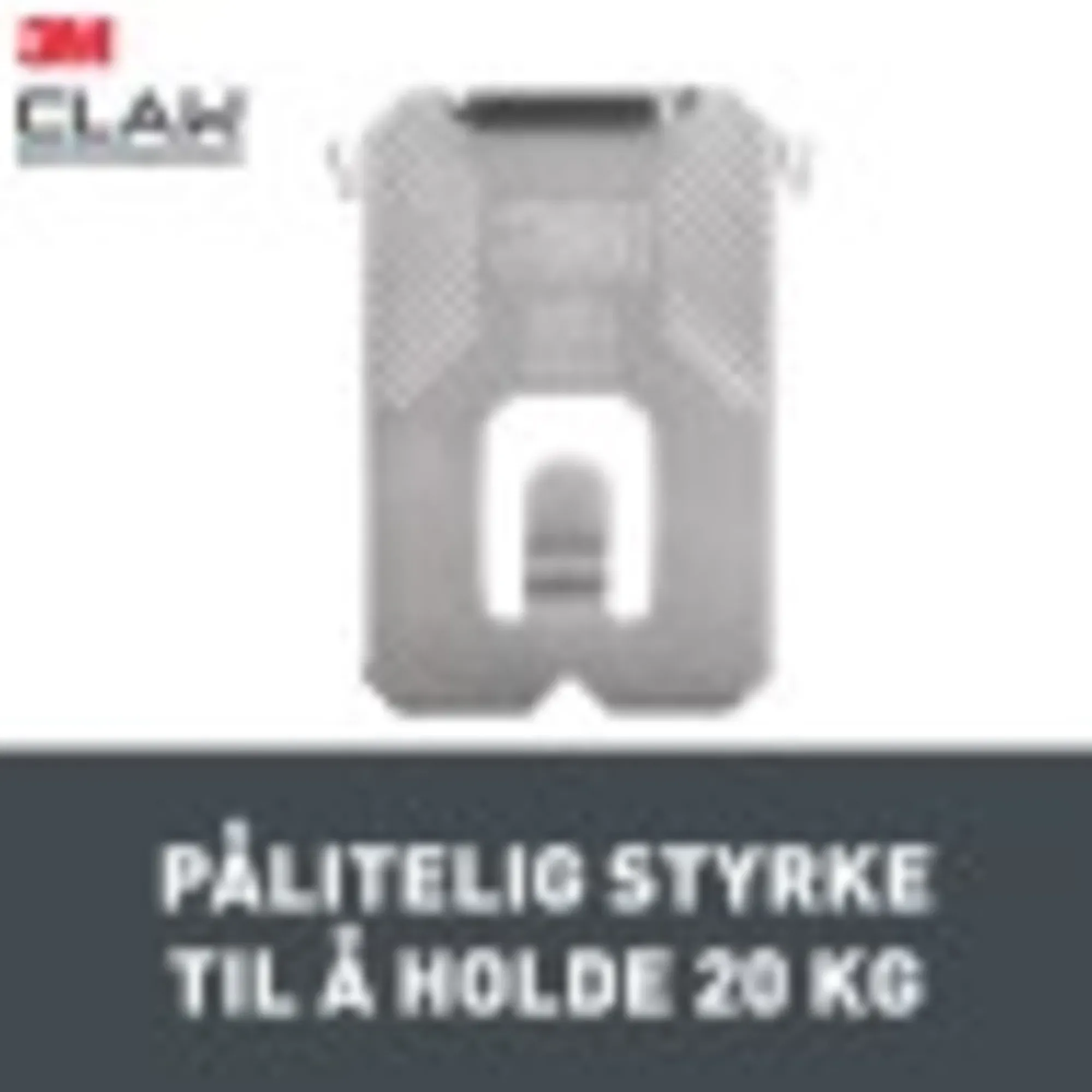 Bildeoppheng til gipsvegg 20kg 2stk-3m New
