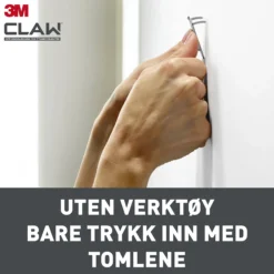 Bildeoppheng til gipsvegg 20kg 2stk-3m New