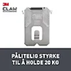 Bildeoppheng til gipsvegg 20kg 2stk-3m New