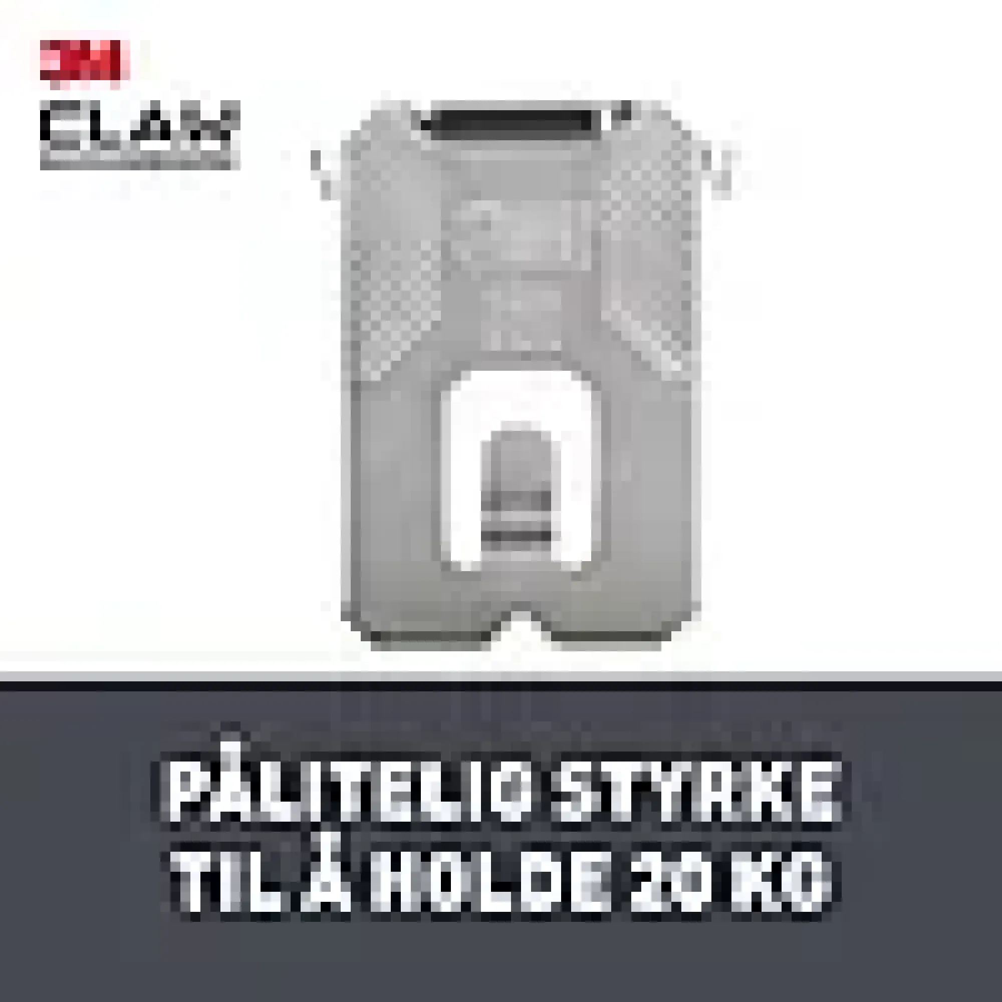 Bildeoppheng til gipsvegg 20kg 2stk-3m New