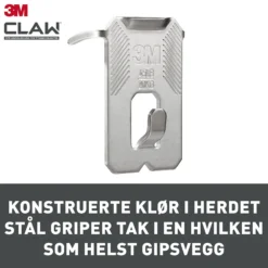 Bildeoppheng til gipsvegg 20kg 2stk-3m New
