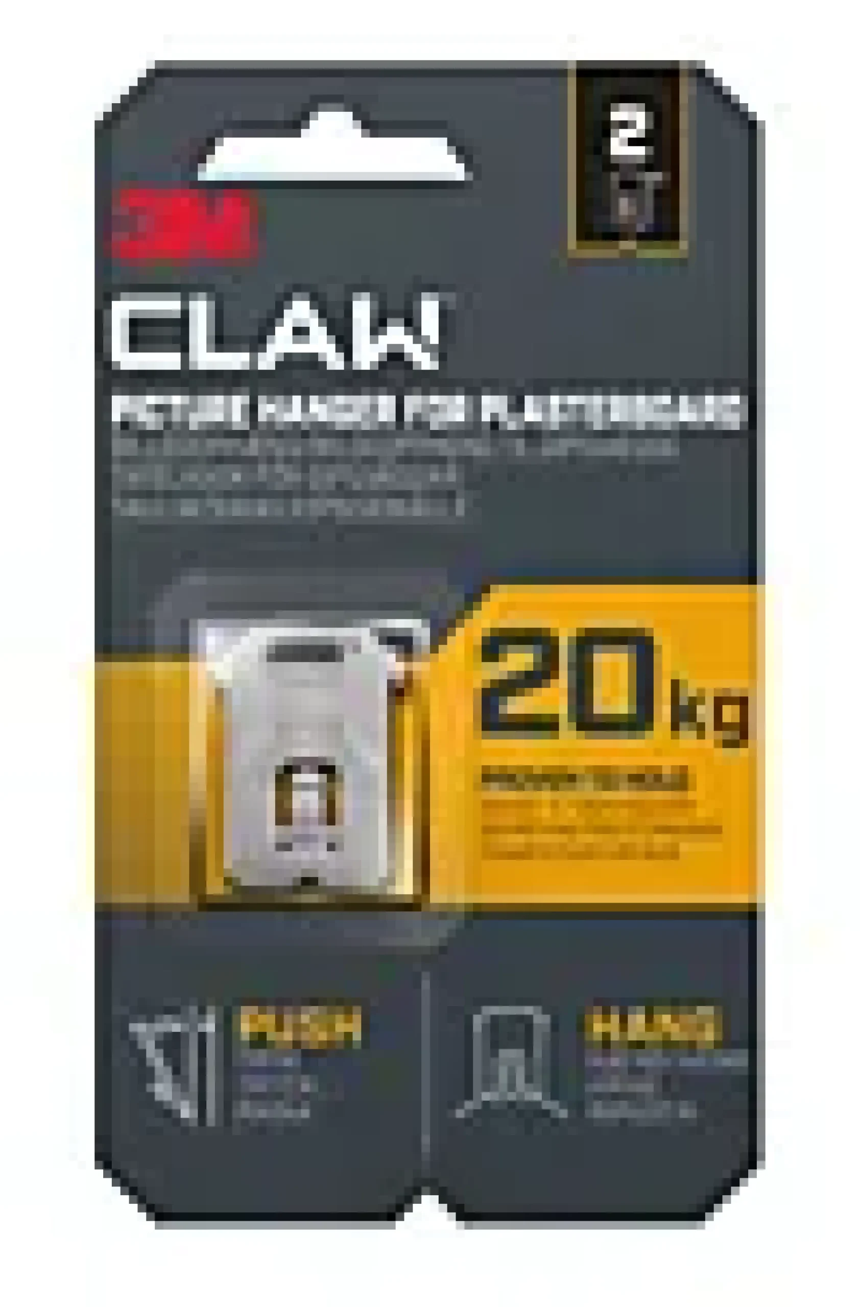 Bildeoppheng til gipsvegg 20kg 2stk-3m New
