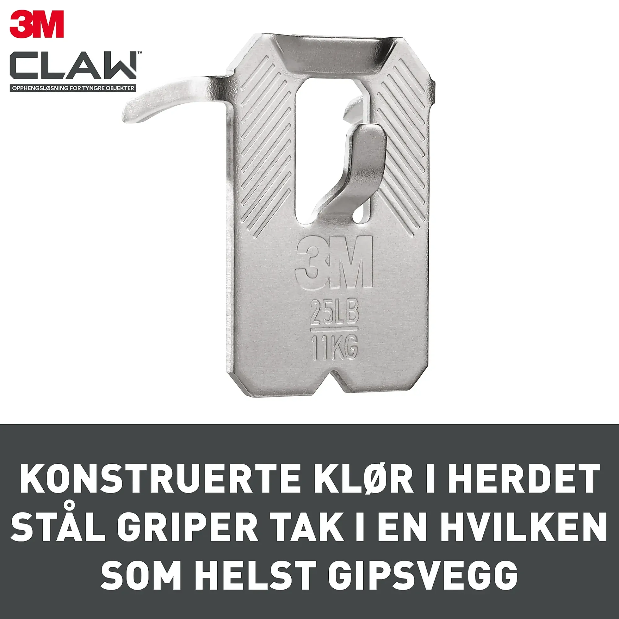 Bildeoppheng til gipsvegg 11kg 2stk-3m Best