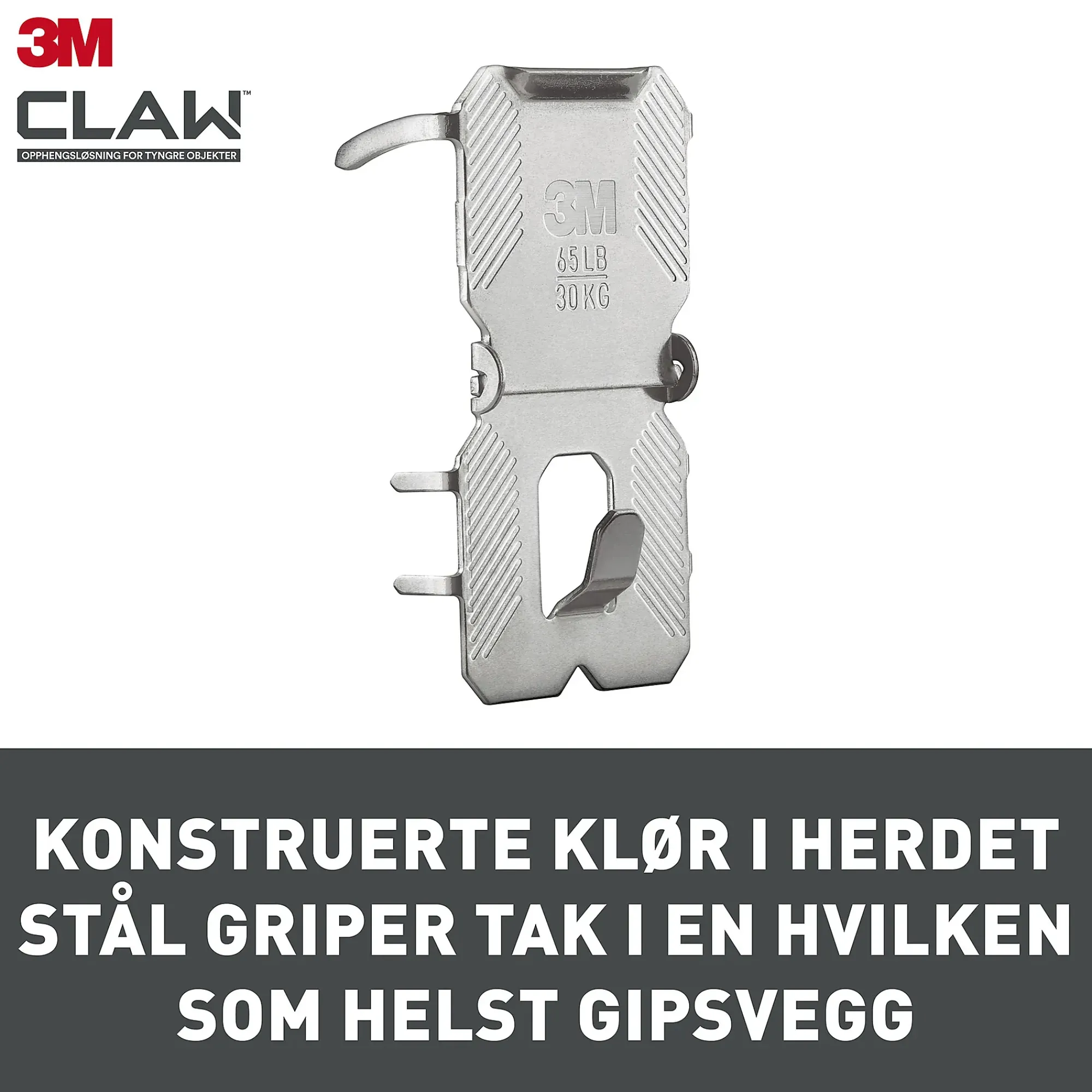 Bildeoppheng til gipsvegg 30kg 2stk-3m Best