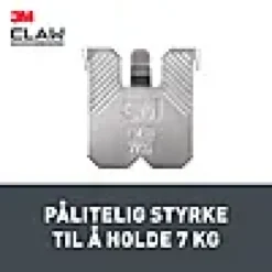 Bildeoppheng til gipsvegg 7kg 2stk-3m New