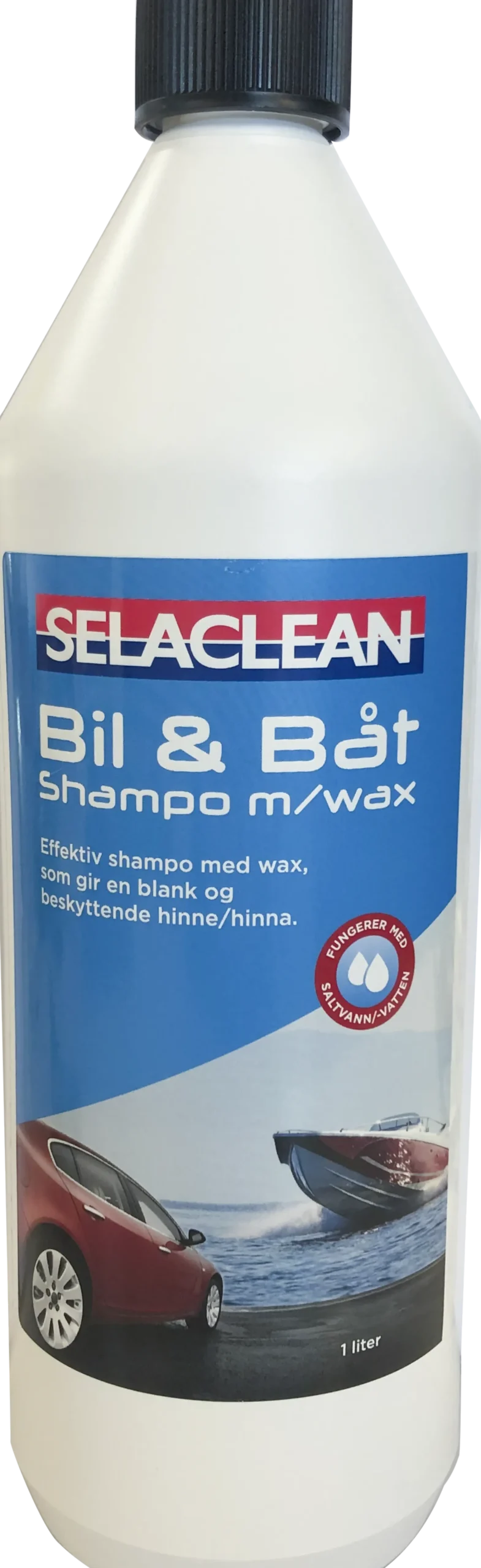 Bil- og båtshampo med wax 1l-Selaclean Clearance