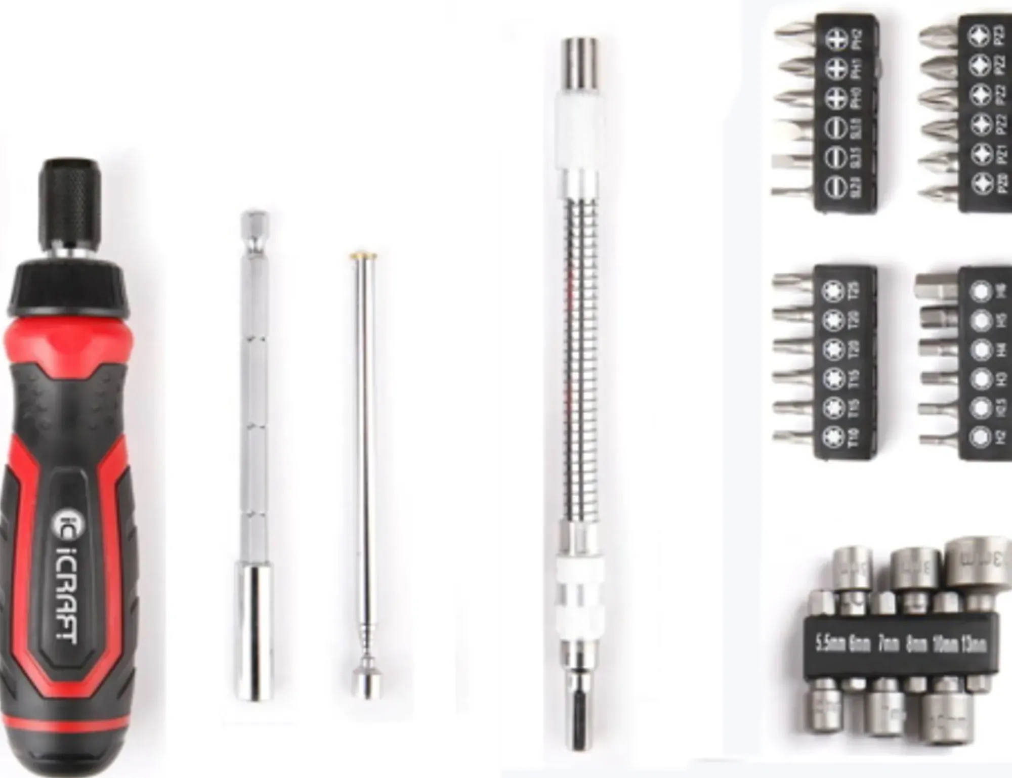 Bits og pipesett 34 deler-Icraft Best