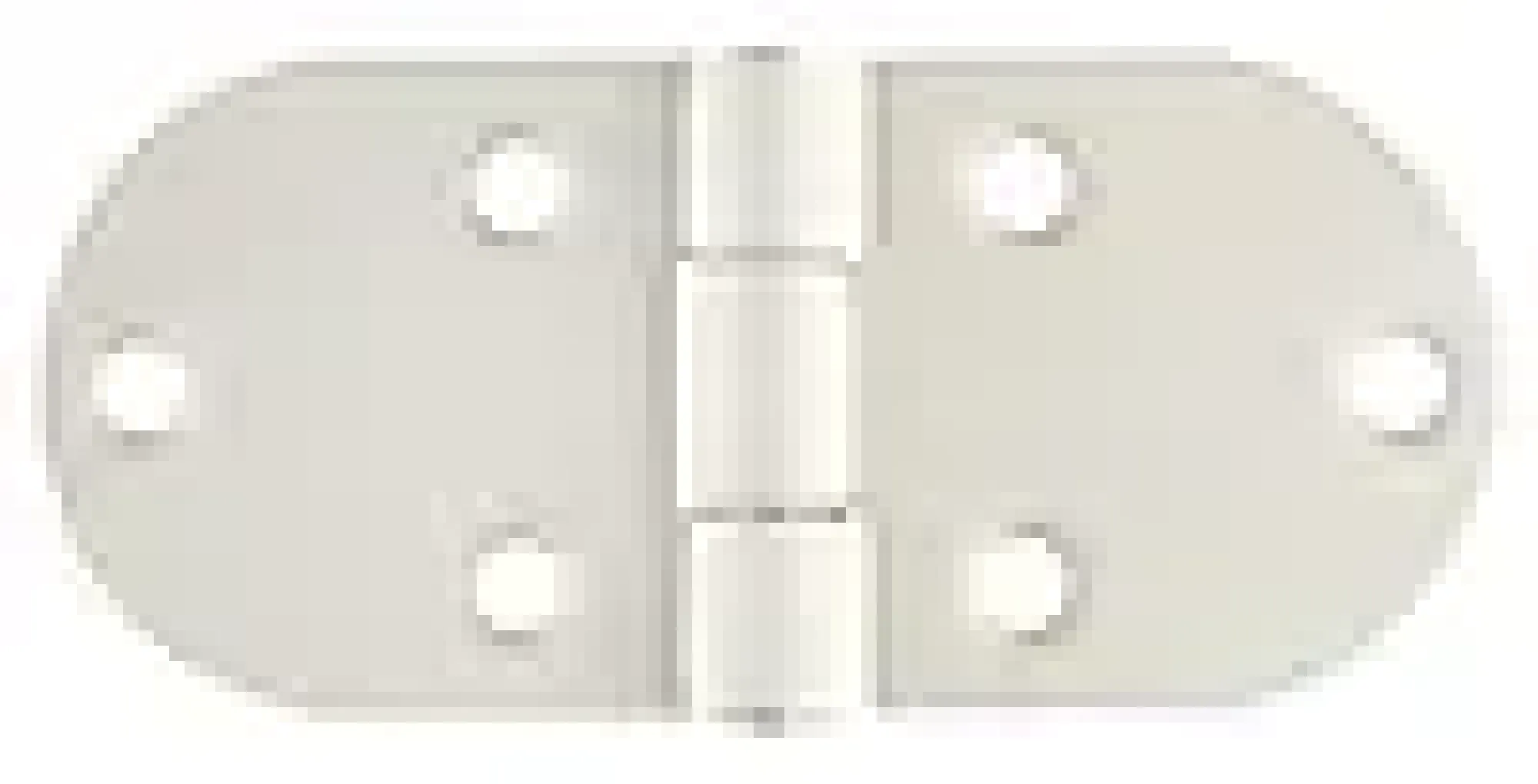 Bladhengsler 50mm finstruktur med rustfri A4 tapp-Pn Beslag Clearance