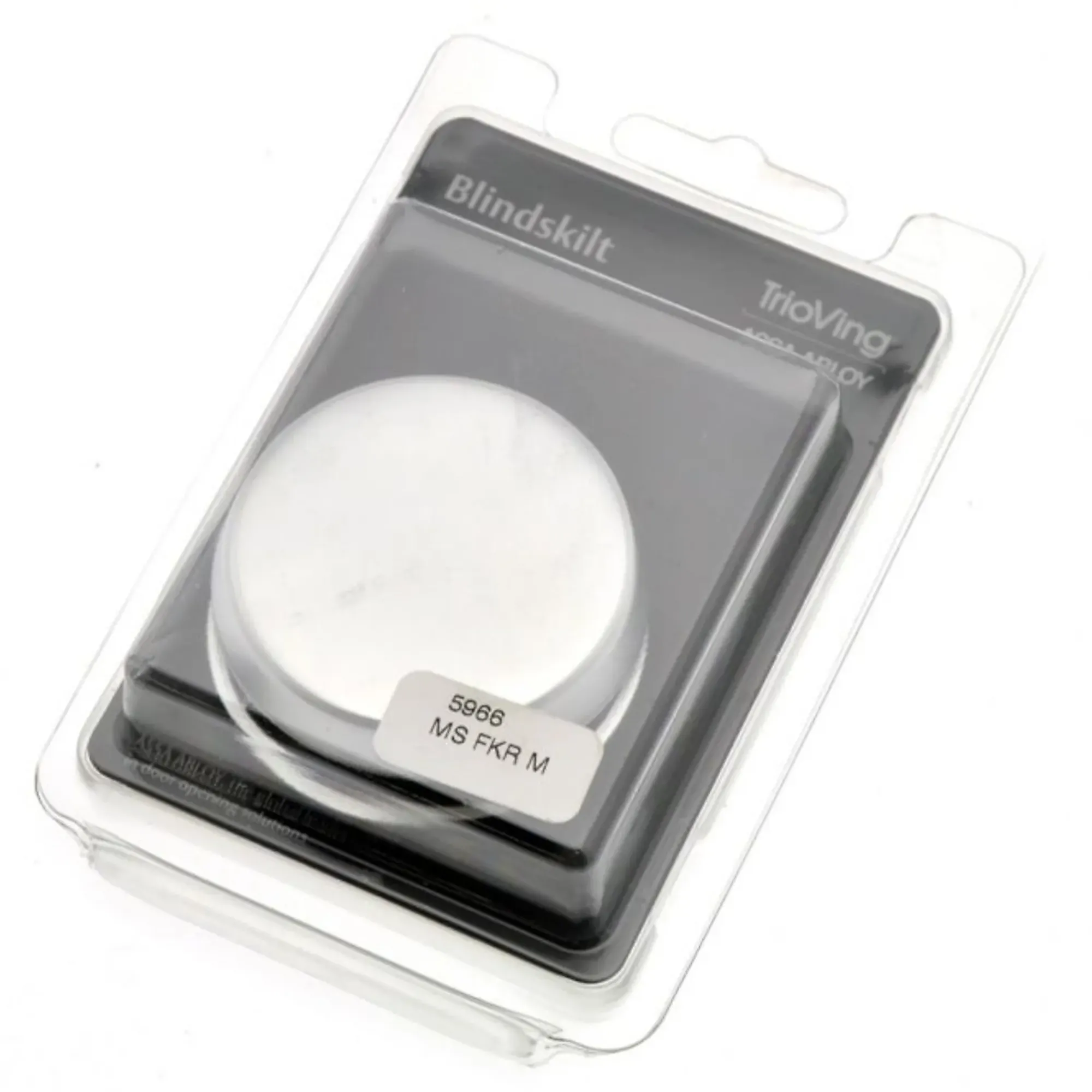 Blindskilt 5966C messing formet matt-Assa abloy Best