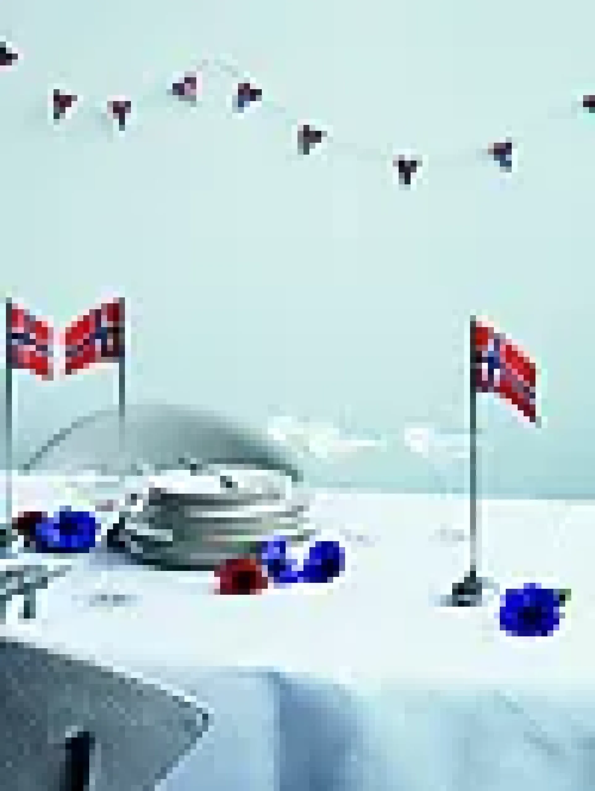 Bordflagg norsk 35cm-Rosendahl Hot