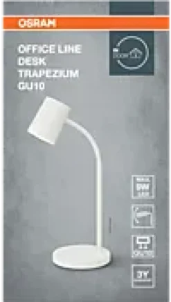 Bordlampe Trapezium Desk Gu10-Osram New
