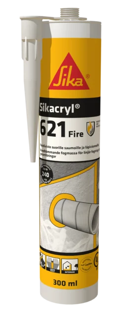 Brannfugemasse Akryl 300ml-Sika Online